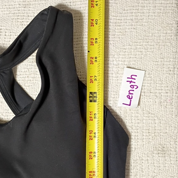 NWT Athleta Black Transcend Bodysuit Women's Size Medium Athleisure - Picture 8 of 11